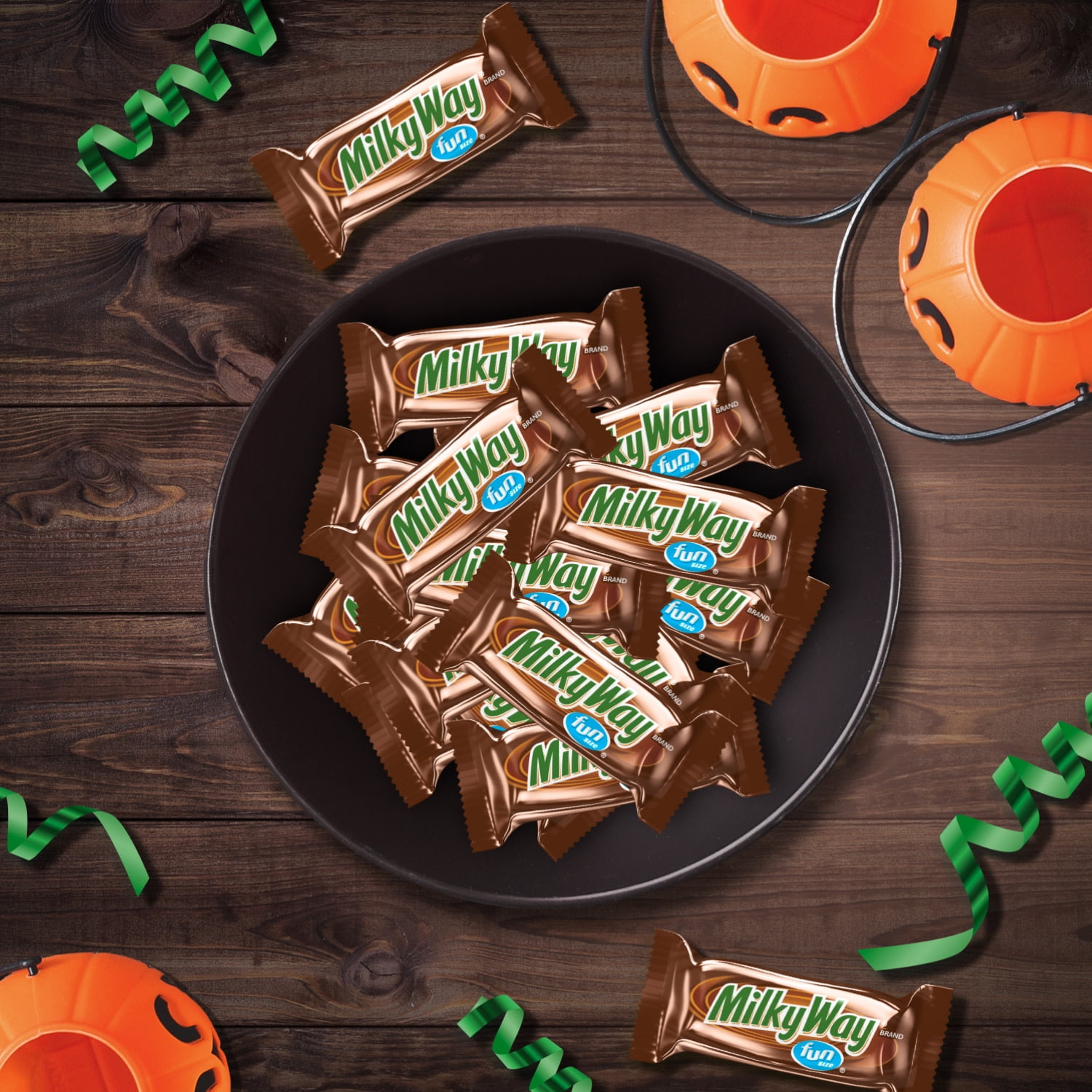 (2 pack) Milky Way Fun Size Halloween Chocolate Candy Bars - 10.65oz Bag