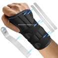 thumbnail image 2 of Wrist Support Strap Adjustable Wrist Brace for Gym Workout Weightlifting Training Left Right Hand, 2 of 7