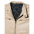 thumbnail image 5 of Men's Contemporary Tan Leather Jacket, 5 of 8