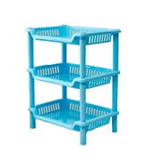 3 Tier Multi-function Freestanding Bathroom Storage Shelf