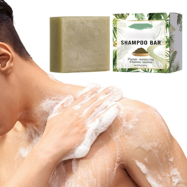 Set de Regalo de Jabón Capilar Natural y Orgánico para El Cuidado Del Cabello | Anticaída | 100 G | Apto para Viajes | Envase Sostenible