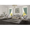 thumbnail image 6 of ACME Libertee Wood and Fabric Upholstered Sofa with 5 Pillows in Beige/Champagne, 6 of 8