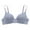 Sky Blue, variant on FhsagQ Bra Women Bras Dress with Sleeves Women's Comfortable and Transparent Shoulder Strap Cordless Backless Spongeless with Convertible Shoulder Straps Bras for Women Two Piece 34