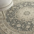 thumbnail image 3 of Nourison Living Treasures 5'10" x ROUND Grey/Ivory Persian Indoor Rug, 3 of 9