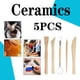 thumbnail image 3 of Herramientas para esculpir arcilla, juego de herramientas para esculpir cerámica de madera | Juego de herramientas para esculpir arcilla | Juego de herramientas para esculpir cerámica, 3 of 7