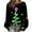 Light Green, variant on PUMISAS Christmas Sweaters For Women Crew Neck Christmas Printed Crochet Tops Winter Long Sleeve Knit Pullover Sweater Tops