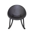 thumbnail image 2 of Juego 2 Sillas Mecedoras Galerias El Triunfo Plastico Negro Diseño Huevo, 2 of 6