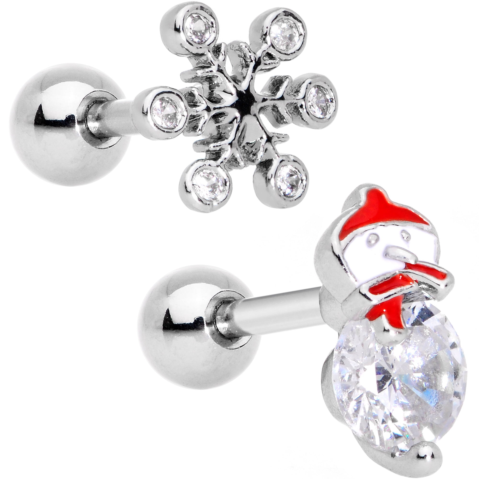 Body Candy Body Candy 16G 316L Steel 2 Pc Helix Stud