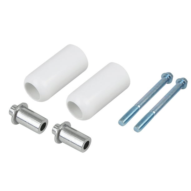 Par de Deslizadores Anti-choque para Motocicleta 10mm Blanco