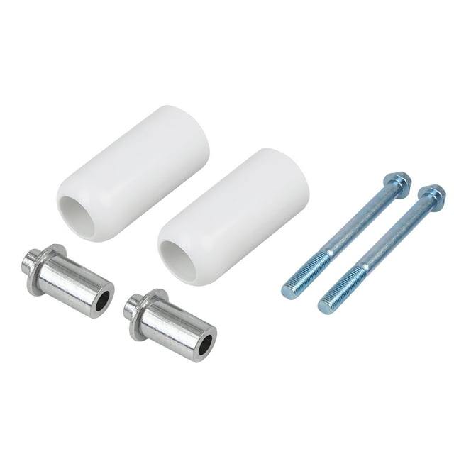 Par de Deslizadores Anti-choque para Motocicleta 10mm Blanco
