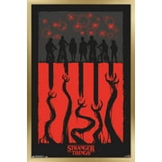 Netflix Stranger Things: Season 3 - 4Th Illustration Wall Poster, 14.725" x 22.375", Framed