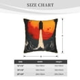 thumbnail image 4 of Fotbe Retro Space Rocket Launch Pattern Velvet Decorative Throw Pillow Covers with Elegant Piping, Soft Plush Cushion Cover for Sofa, Bed, Car, Office-20"x20", 4 of 8
