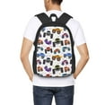 thumbnail image 6 of Daiia Cartoon Monster Trucks1 Backpack for Men and Women -Durable Backpack Large Capacity, Water-Resistant Bag with Adjustable Straps and Laptop Compartment, 6 of 9