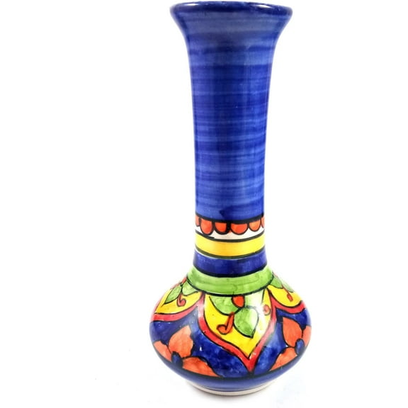 India Meets India Handicraft Ceramic Flower Pots Ceramic Planter Plant Pots Indoor Outdoor Planter, Best Gifting, Made by Awarded Indian Artisans