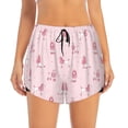 thumbnail image 4 of Lsque Poodle Dog Printed Women's Running Shorts with Liner Pockets,Elastic Quick Dry Workout Athletic Gym Yoga Shorts,Womens High Waist Shorts-Small, 4 of 9