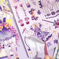 thumbnail image 3 of Nuevas pegatinas de juego de conmutación Core Mo Shao para mujeres, pegatinas de cambio de maquillaje de princesa, libro de juegos para niños pequeños, 3 of 5