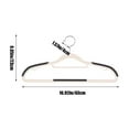 10 Pack NonSlip No Shoulder Bumps Clothes Hangers ,Sweater Hangers
