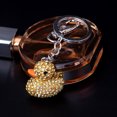 thumbnail image 3 of yeuweold Cute Rubber Ducky Keychain Rhinestone Crystal Happy Duck Yellow Pink Purse Keychain Gift for Women, 3 of 3