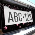 thumbnail image 6 of 1 Pcs Pink Chains License Plate Frame, License Plate Cover for Car Decorative Parts, Aluminum License Plate Bracket Holder Rust-Proof Weather-Proof for US Standard Car, 6 of 9