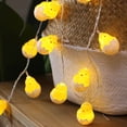 thumbnail image 4 of Halloween Decorations Clearance Sale  LED Animal Modeling Light String Yellow Chick Lights New Decoration Lights, 4 of 8