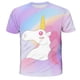 thumbnail image 1 of Camiseta de unicornio para niños, camisetas bonitas de unicornio para niños y niñas, camisetas de dibujos animados para niños y bebés, ropa 10T Gao Jinjia LED, 1 of 2