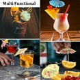 thumbnail image 6 of Cocktail Umbrella Picks, 50-Pack Drink Umbrella Toothpicks, Colorful Paper Cupcake Toppers for Luau Party Sandwich Fruit, Wooden Cocktail Picks for Tropical Hawaiian Tiki Party Decoration, 6 of 9