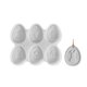 thumbnail image 1 of Llavero con colgante de conejo de Pascua de yeso Resina epoxi para manualidades DIY (2), 1 of 4