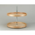 thumbnail image 3 of Rev-A-Shelf LD-4NW-072-18-1 18" 2 Tier Circular Lazy Susan, Natural Maple, 3 of 4