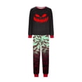 thumbnail image 5 of Racifhz Family Matching Pajamas Set Halloween Printed Loungewear Cozy Long Sleeve Top and Pants Holiday Sleepwear for Family Autumn Fall PJ Sets Halloween Gifts for Adults, Women Size:XL, 5 of 6