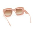 thumbnail image 4 of Girls Kids Size Balloon Thick Plastic Rectangle Sunglasses Beige - Brown, 4 of 4