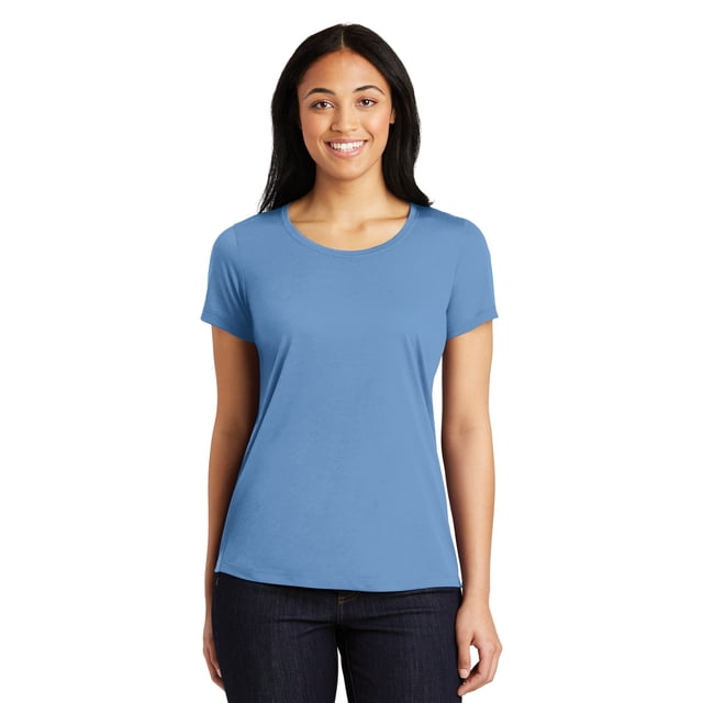 Camiseta de cuello redondo Sport-Tek® Ladies PosiCharge® Competitor™ Cotton Touch™. LST450 deporte-tek LST450