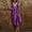 Purple, variant on Womens Short Sleeve V Neck Homewear Pajamas Long Dress Nightgowns Sleepwear