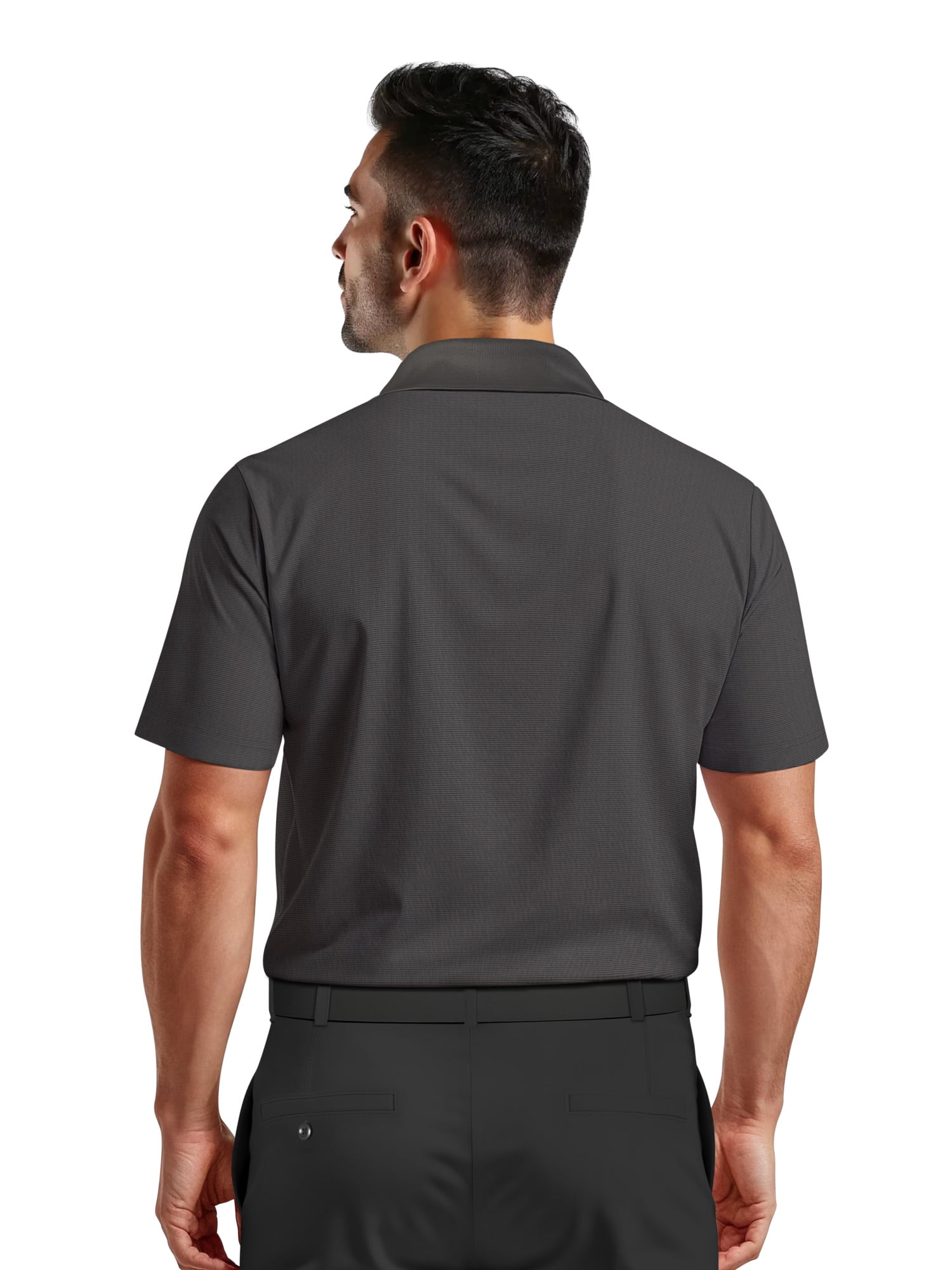 Ben Hogan Performance Men's & Big Men's Easy Care Solid Short Sleeve Golf Polo Shirt, up to 5XL