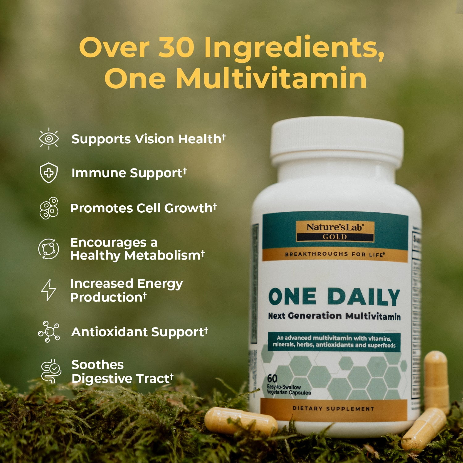 Nature's Lab - One Daily Multivitamin - 60 Capsules
