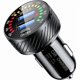 thumbnail image 1 of HAYAN Car Charger, 36W Fast Car Charger Adapter, Dual USB Car Fast Charge with Colorful Voltmeter & ON/Off Switch, 1 of 1