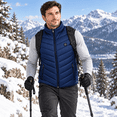 thumbnail image 7 of BounceUp Heated Vest for Men, 9-Zone Carbon Fiber Heating Jacket with 3 Heat Settings Lightweight Windproof Winter Mens Vest, Battery Not Included, 7 of 7
