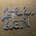 thumbnail image 4 of Handmadetneonsign Let The Fun Begin Neon Sign, Cocktails Wall Art Decor, Bar Pub Home Wall Decor, 4 of 5