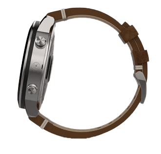 Garmin Fenix Chronos w/ Leather Band, GPS Smartwatch (Garmin Certified )