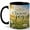 Black, variant on Choose Joy Daisy Meadow 11oz Ceramic Mug, Sunrise Floral Coffee Cup