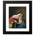 thumbnail image 2 of Simon Vouet 20x24 Black Modern Framed Museum Art Print Titled - Madonna and Child (1633), 2 of 5