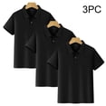 thumbnail image 3 of fatyb 3 Pack Boys Girls Short Sleeve Collared Shirts School Uniform Tops Summer Golf Shirts for Kids, 3 of 4