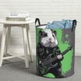 thumbnail image 6 of Sikiie Rock Guitar Guinea Pig Print Round Dirty Clothes Basket, Waterproof Standing Foldable Storage Basket, for Laundry Room, Bedroom, Bathroom Storage-Medium, 6 of 6
