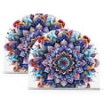 thumbnail image 3 of JSTEL Boho Mandala Flower Napkin Holder for Table Cocktail Farmhouse, Paper Napkins Dispenser for Home Kitchen Coffee Shop Dining Room Decor, 3 of 9