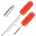 thumbnail image 3 of Plumero de microfibra ajustable y extensible para limpiar el polvo (naranja) Wdftyju  Libre de BPA, 3 of 6