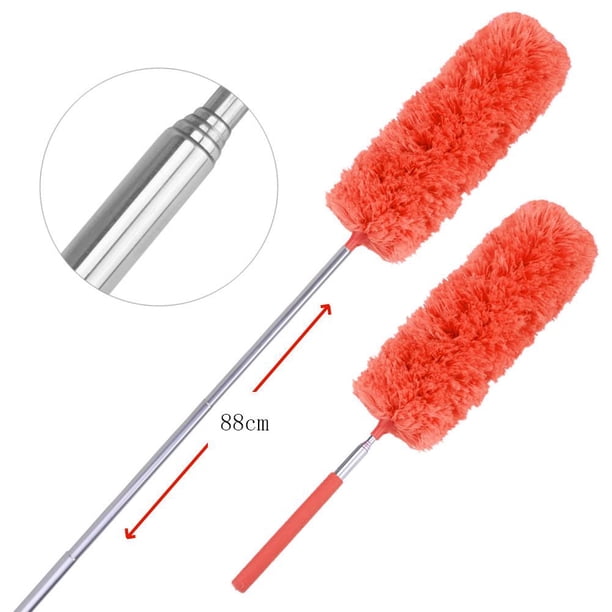 Bolsa Plumero de microfibra ajustable y extensible para limpiar el polvo (naranja) Ehuebsd Para Estrenar