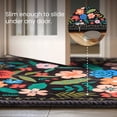 thumbnail image 5 of Joyfy Washable Floral Area Rug Non-Slip Soft Carpet with Rubber Backing for Living Room, Bedroom, Dining Room, Kids Nursery and Bedside Indoor Use, 5 of 7