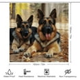 thumbnail image 2 of Bath Rug Set 4 Piece German Shepherd Dog Print 4 Piece Bathroom Rug Set,Four Piece Bathroom Sets Including Shower Curtain Sets and Hooks, 2 of 8