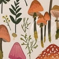 thumbnail image 4 of Mushroom Leaves Shower Curtains Waterproof Fabric Shower Curtain Bathroom Decoration with Hooks Washable Bathroom Shower Curtains 60x72 Inch, 4 of 6
