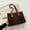 Color, variant on Zhengup Popular Korean Version Of The Retro Checkered Handbag Autumn And Winter New Versatile Top Shoulder Wrap Women