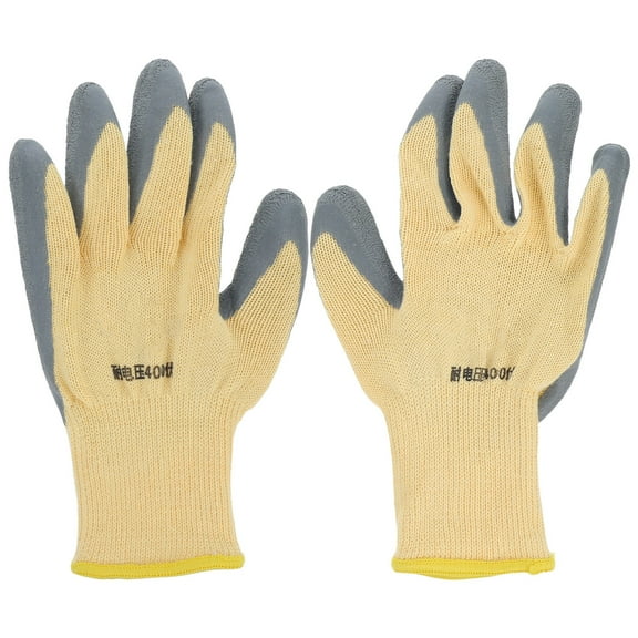 STRANDCHIC 1 Pair Professional Insulated Mechanics Gloves for Electrical Work with Rubber Grip and Breathable Design